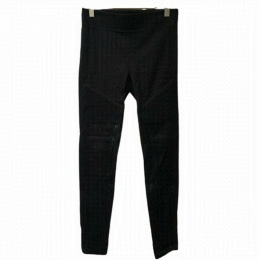 WILFRED Aritzia Black Moto Stretch Pants Sz 2